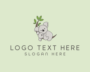 Australia - Mother & Baby Koala logo design