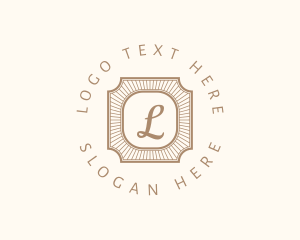 Elegant Art Deco Square Logo