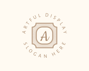 Elegant Art Deco Square logo design