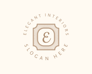 Elegant Art Deco Square logo design