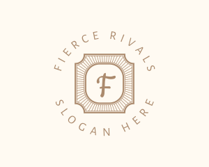 Elegant Art Deco Square logo design