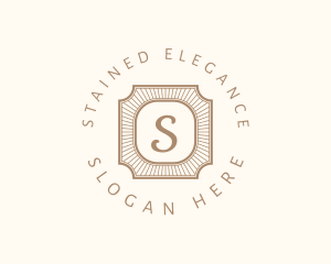 Elegant Art Deco Square logo design