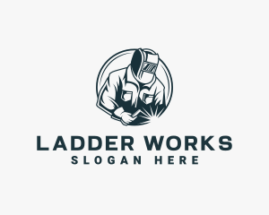 Welding Ironwork Machinist logo design