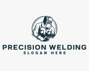 Welding Ironwork Machinist logo design