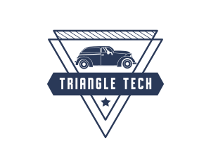 Triangle Car Vehicle logo design