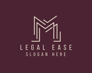 Modern Professional Letter M  Logo