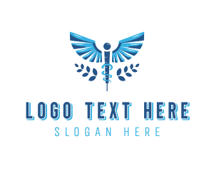 Medical Caduceus Healthcare logo design