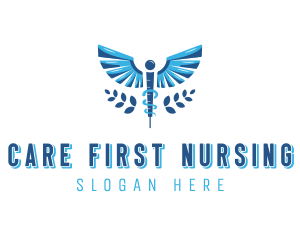 Nursing - Medical Caduceus Healthcare logo design