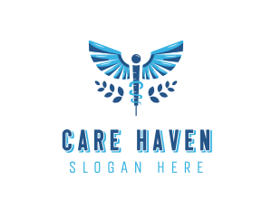 Nursing - Medical Caduceus Healthcare logo design