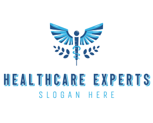 Medical Caduceus Healthcare logo design