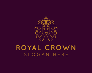 Queen - Mythical Crown Queen logo design