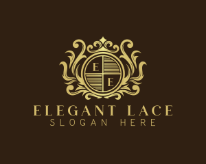 Elegant Ornament Crown logo design