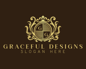 Elegant - Elegant Ornament Crown logo design