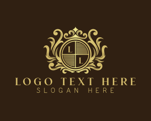 Elegant Ornament Crown Logo