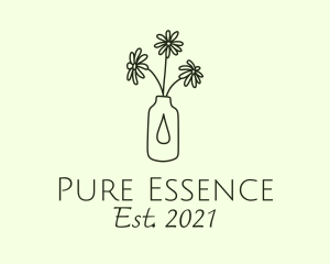 Essence - Minimal Flower Vase logo design