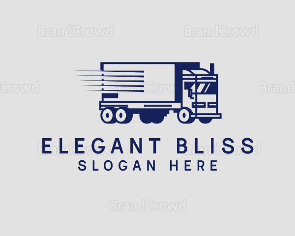 Fast Truck Delivery Logo