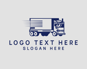 Truck - Fast Truck Delivery logo design