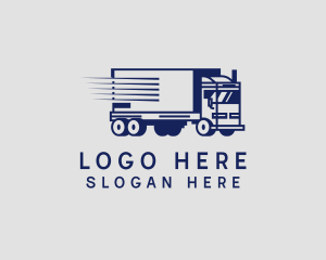 Delivery Truck - Fast Truck Delivery logo design