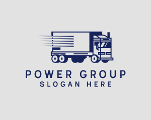 Trailer - Fast Truck Delivery logo design