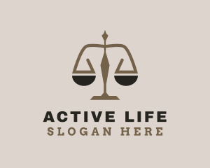Legal Advice - Scale Law Prosecutor logo design
