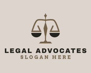 Scale Law Prosecutor logo design