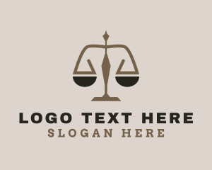 Legal Advice - Scale Law Prosecutor logo design