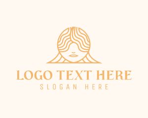 Spa - Feminine Curly Hair logo design