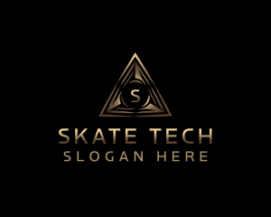 Pyramid Tech Triangle logo design