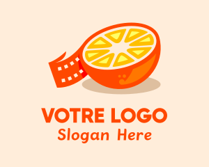 Strip - Film Strip Fruit logo design