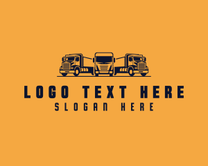 Carry - Cargo Truck Shipping Delivery logo design