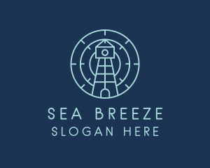 Nautical - Nautical Lighthouse Radar logo design