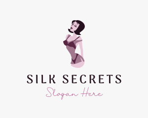 Lingerie - Sexy Lingerie Woman logo design