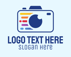 Colored - Colored Film Camera logo design