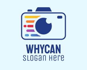 Camera App - Colored Film Camera logo design