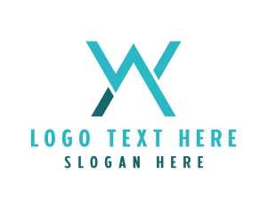 Corporate - Simple Minimalist Letter AW logo design