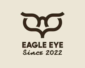 Owl Bird Eyes logo design