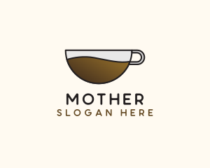 Caffeine - Hot Coffee Mug logo design