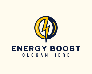 Power - Power Voltage Letter O logo design