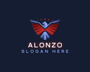 Eagle Patriotic Veteran logo design