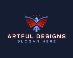 Eagle Patriotic Veteran logo design