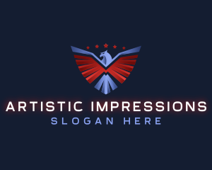 Eagle Patriotic Veteran logo design