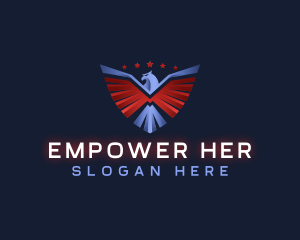 Eagle Patriotic Veteran logo design