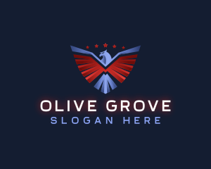 Eagle Patriotic Veteran logo design