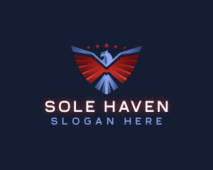 Eagle Patriotic Veteran logo design