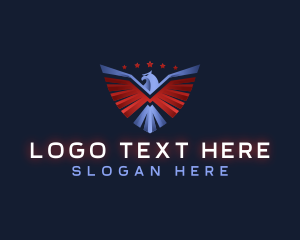 Military - Eagle Patriotic Veteran logo design