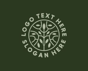 Organic Farm Tree Service  logo design