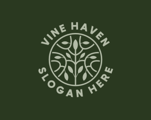 Organic Farm Tree Service  logo design