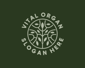 Organic Farm Tree Service  logo design