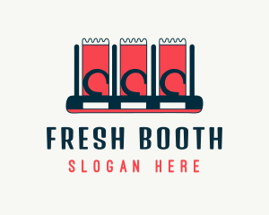 Booth - Sweet Candy Machine logo design