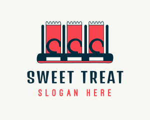 Candy - Sweet Candy Machine logo design